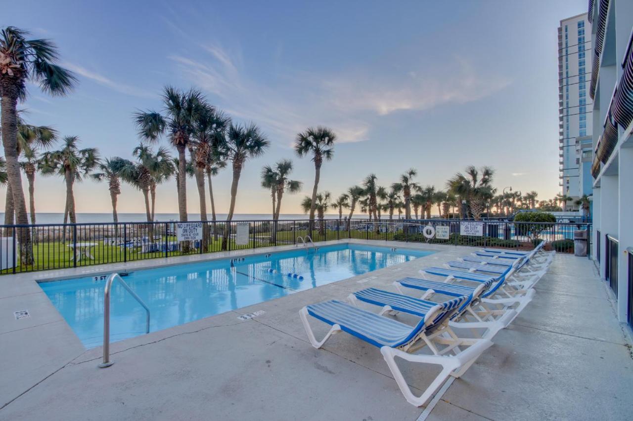 Oceanfront Condo W Balcony Minutes Walk To The Beach Myrtle Beach Esterno foto