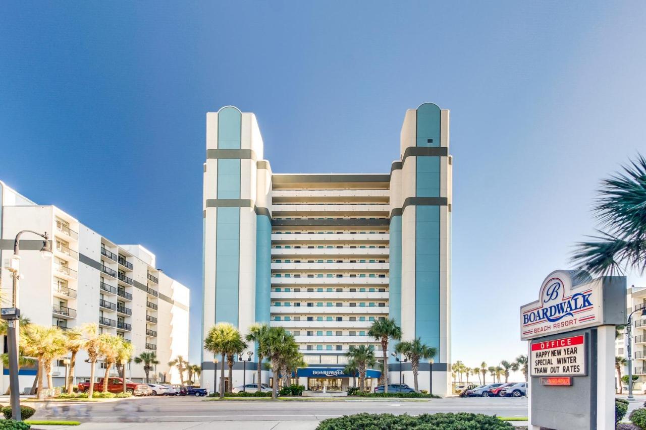 Oceanfront Condo W Balcony Minutes Walk To The Beach Myrtle Beach Esterno foto