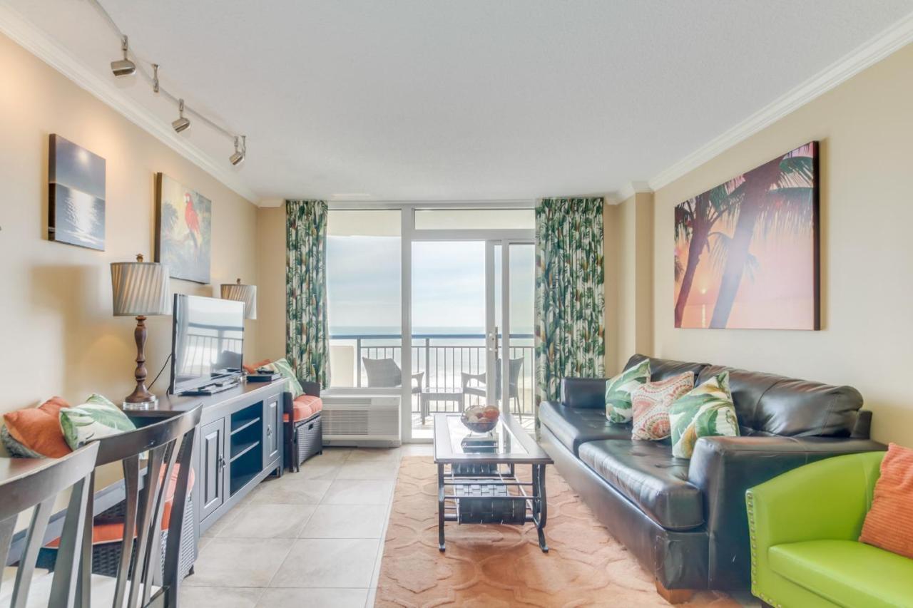 Oceanfront Condo W Balcony Minutes Walk To The Beach Myrtle Beach Esterno foto