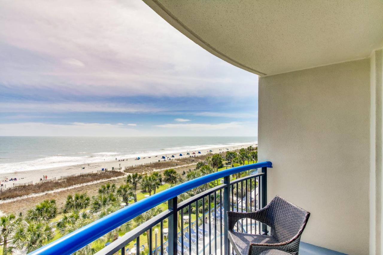 Oceanfront Condo W Balcony Minutes Walk To The Beach Myrtle Beach Esterno foto