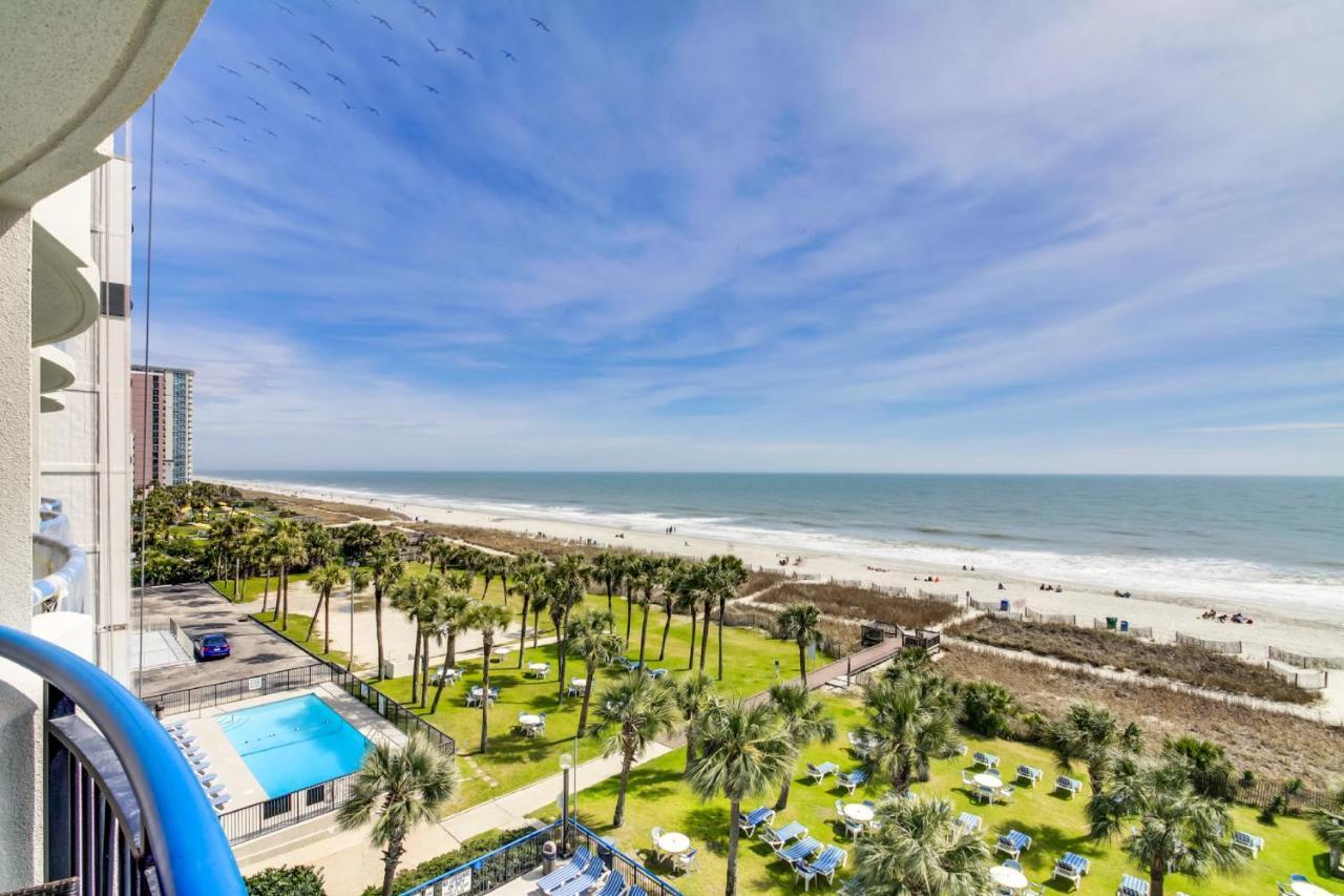 Oceanfront Condo W Balcony Minutes Walk To The Beach Myrtle Beach Esterno foto